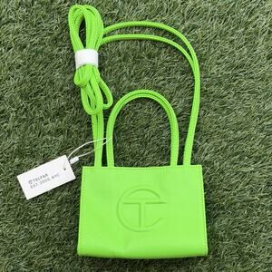 Telfar Small Shopping Bag Highlighter Green Crossbody Unisex NWT